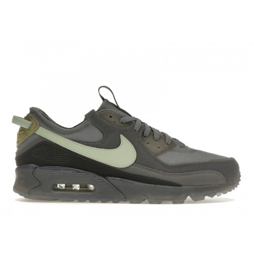 Кроссы Nike Air Max 90 Terrascape Cool Grey Honeydew - мужская сетка размеров