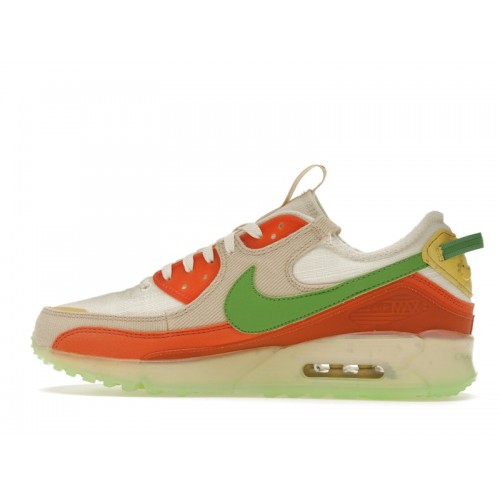 Кроссы Nike Air Max 90 Terrascape Tan Orange Green - мужская сетка размеров