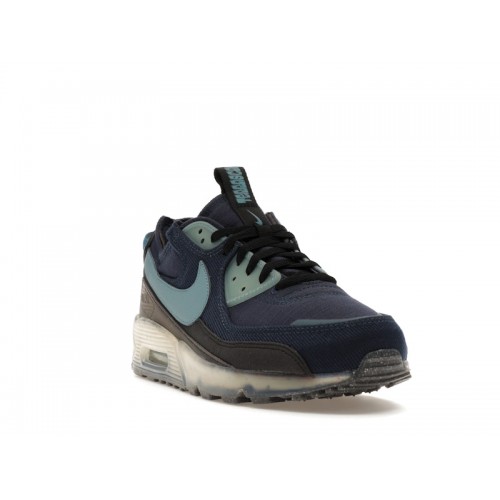 Кроссы Nike Air Max 90 Terrascape Midnight Navy Aqua - мужская сетка размеров