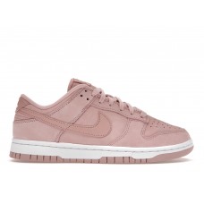 Женские кроссовки Nike Dunk Low PRM Pink Oxford (W)