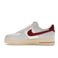 Женские кроссовки Nike Air Force 1 Low 07 SE Just Do It Photon Dust Team Red (W)