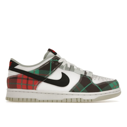 Кроссы Nike Dunk Low Tartan Plaid (GS) - подростковая сетка размеров