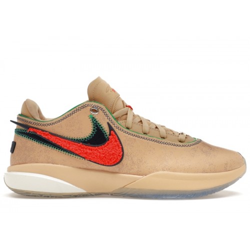 Nike LeBron 20 Four Horsemen Sesame - мужская сетка размеров