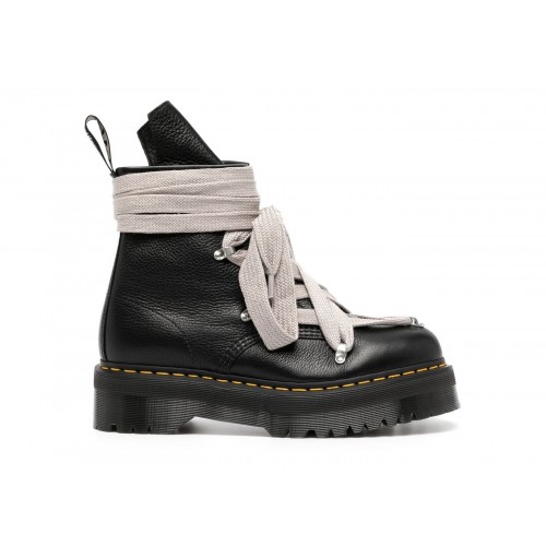 Dr. Martens 1460 Quad Leather Sole Pentagram Jumbo Lace Boot Rick Owens Black (W) - женская сетка размеров