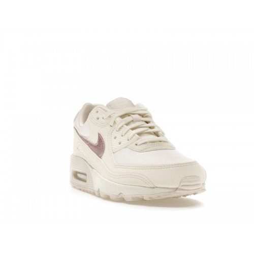 Кроссы Nike Air Max 90 Sail Pink Oxford (W) - женская сетка размеров