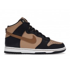 Женские кроссовки Nike Dunk High LXX Black Flax (W)
