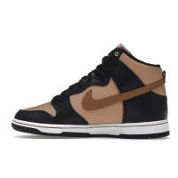 Женские кроссовки Nike Dunk High LXX Black Flax (W)