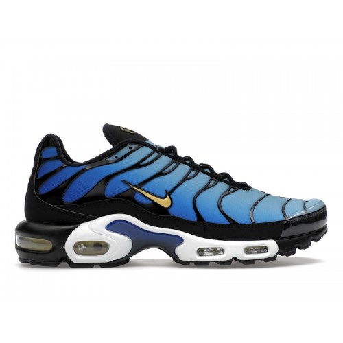 Кроссы Nike Air Max Plus OG Hyper Blue - мужская сетка размеров
