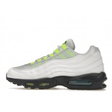 Nike Air Max 95 White Volt Football Grey 3D Multi Swoosh