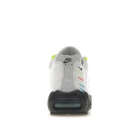 Nike Air Max 95 White Volt Football Grey 3D Multi Swoosh