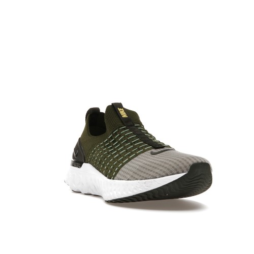 Кроссы Nike React Phantom Run Flyknit 2 Rough Green Sequoia - мужская сетка размеров