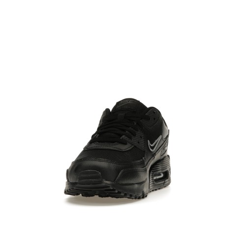 Кроссы Nike Air Max 90 Multi-Swoosh Black - мужская сетка размеров