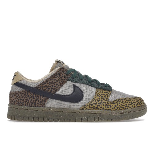 Кроссы Nike Dunk Low Safari Golden Moss - мужская сетка размеров