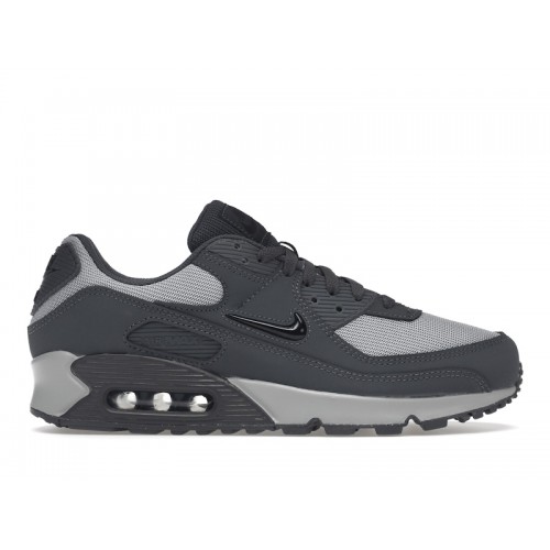 Кроссы Nike Air Max 90 Jewel Wolf Grey - мужская сетка размеров