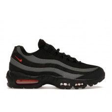 Кроссовки Nike Air Max 95 Black Grey Safety Orange