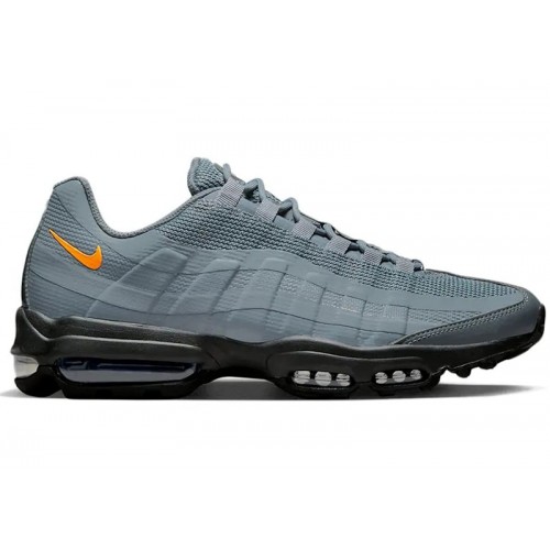 Кроссы Nike Air Max 95 Ultra Cool Grey Orange - мужская сетка размеров