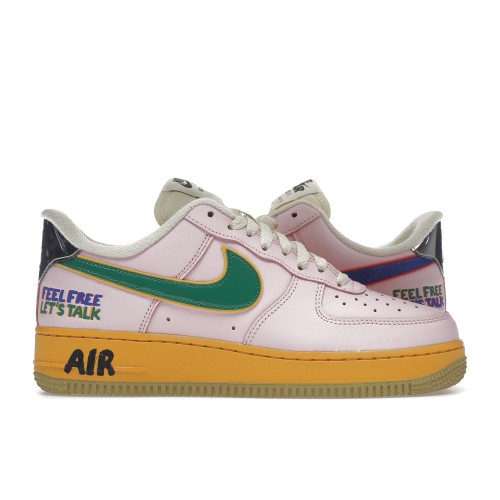 Кроссы Nike Air Force 1 Low 07 Feel Free, Let’s Talk - мужская сетка размеров