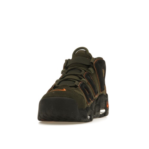 Кроссы Nike Air More Uptempo 96 Cargo Khaki Alpha Orange - мужская сетка размеров