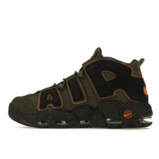 Кроссовки Nike Air More Uptempo 96 Cargo Khaki Alpha Orange