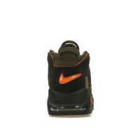 Кроссовки Nike Air More Uptempo 96 Cargo Khaki Alpha Orange