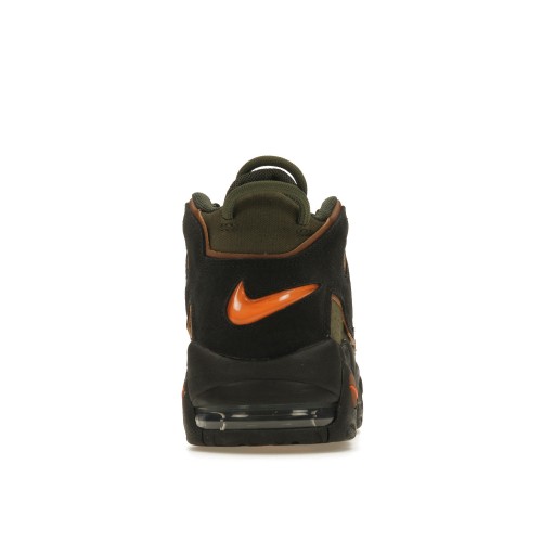 Кроссы Nike Air More Uptempo 96 Cargo Khaki Alpha Orange - мужская сетка размеров