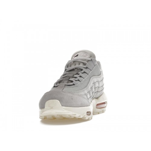 Кроссы Nike Air Max 95 Grey Fog Pink Foam - мужская сетка размеров