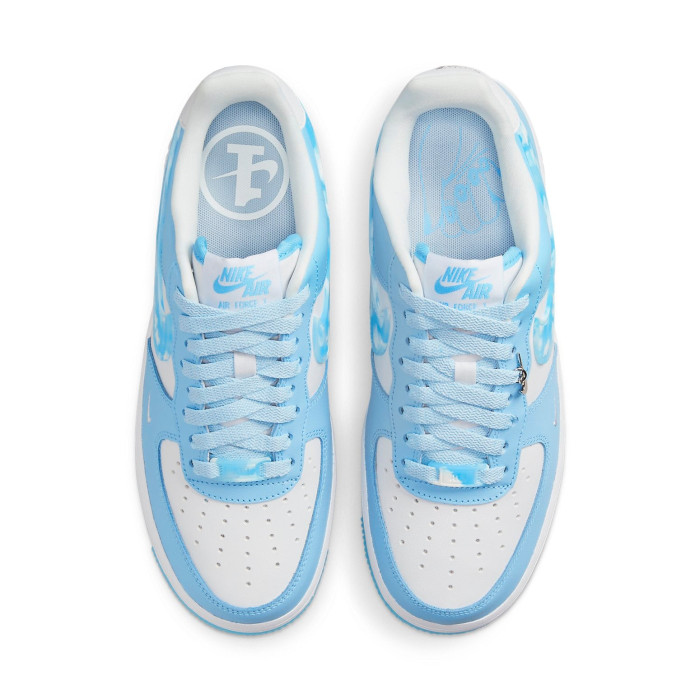Nike Air Force 1 Low Nail Art White Blue (W) - женская сетка размеров Nike Air Force 1 Low Nail Art White Blue (W) - женская сетка размеров