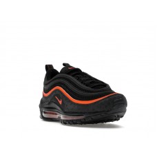 Подростковые Nike Air Max 97 Black Safety Orange (GS)