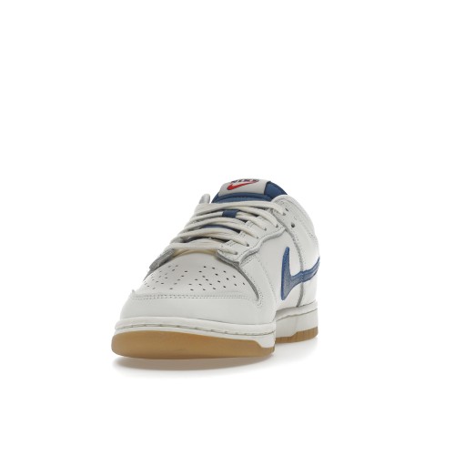 Кроссы Nike Dunk Low SE Sail Dark Marina Blue - мужская сетка размеров