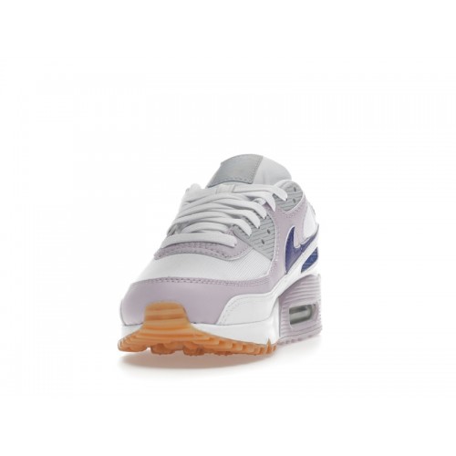 Кроссы Nike Air Max 90 White Doll (W) - женская сетка размеров