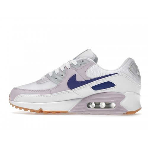 Кроссы Nike Air Max 90 White Doll (W) - женская сетка размеров