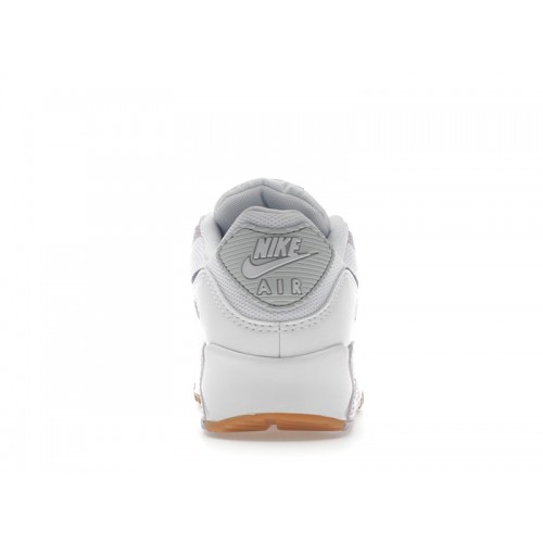 Кроссы Nike Air Max 90 White Doll (W) - женская сетка размеров