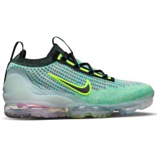 Подростковые кроссовки Nike Air VaporMax 2021 FK Volt Photo Blue (GS)