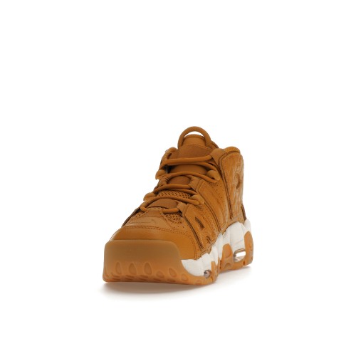 Кроссы Nike Air More Uptempo Quilted Wheat Gum Light Brown (W) - женская сетка размеров