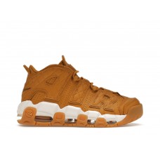 Женские кроссовки Nike Air More Uptempo Quilted Wheat Gum Light Brown (W)