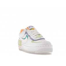 Женские кроссовки Nike Air Force 1 Low Shadow White Peach Cream Lime (W)