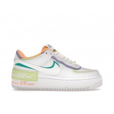 Женские кроссовки Nike Air Force 1 Low Shadow White Peach Cream Lime (W)