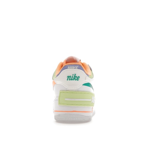 Кроссы Nike Air Force 1 Low Shadow White Peach Cream Lime (W) - женская сетка размеров
