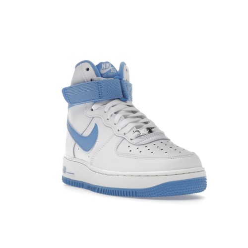 Кроссы Nike Air Force 1 High OG QS University Blue (W) - женская сетка размеров