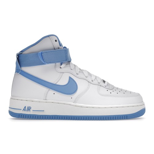 Кроссы Nike Air Force 1 High OG QS University Blue (W) - женская сетка размеров