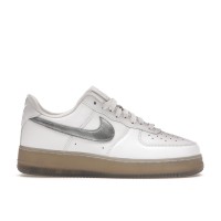 Кроссовки Nike Air Force 1 Low 07 PRM White Metallic Silver