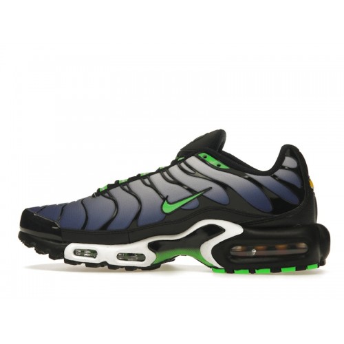 Кроссы Nike Air Max Plus Icons Deep Royal Scream Green - мужская сетка размеров