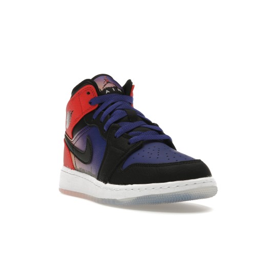 Кроссы Jordan 1 Mid SS Skyline (GS) - подростковая сетка размеров