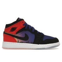 Подростковые кроссовки Jordan 1 Mid SS Skyline (GS)