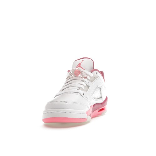 Кроссы Jordan 5 Retro Low Crafted For Her Desert Berry (GS) - подростковая сетка размеров