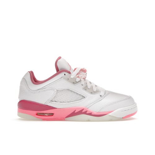 Кроссы Jordan 5 Retro Low Crafted For Her Desert Berry (GS) - подростковая сетка размеров