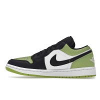 Женские Jordan 1 Low Snakeskin Vivid Green (W)