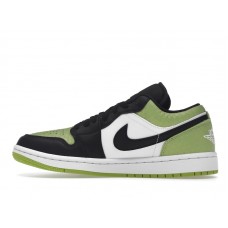 Женские Jordan 1 Low Snakeskin Vivid Green (W)