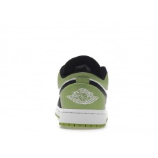 Женские Jordan 1 Low Snakeskin Vivid Green (W)