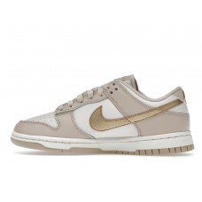 Женские Nike Dunk Low Phantom Metallic Gold (W)